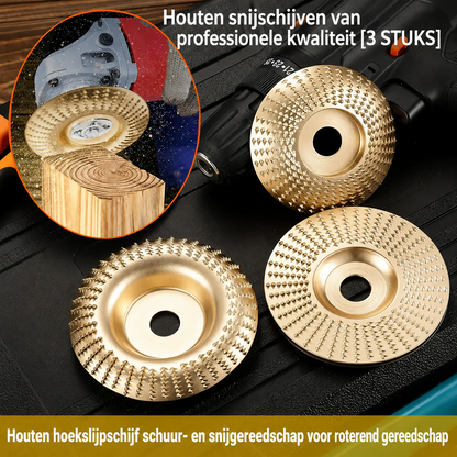 CarveX Precisie Slijpschijven - 3-delige set
