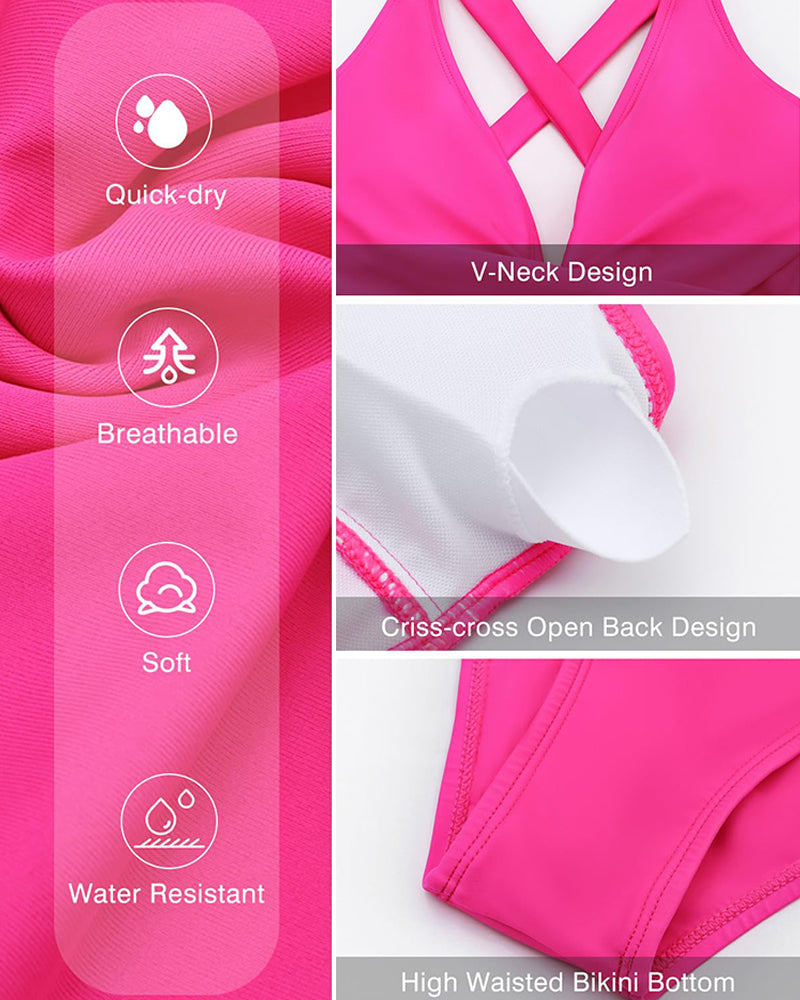 BelleWave – Corrigerend Badpak met Ruches en Rokdetail