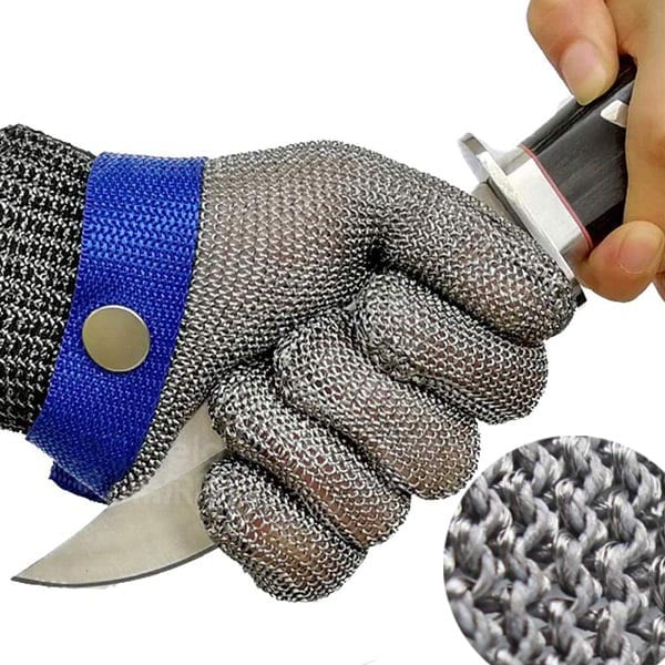 🧤⚔️ 50% KORTING! Alsof je een onverwoestbaar harnas van 316L-staal om je handen trekt dat het scherpste mes laat afketsen! Snijbestendig niveau A9 – vlees, vis, oesters, jij snijdt, het staal beschermt.
