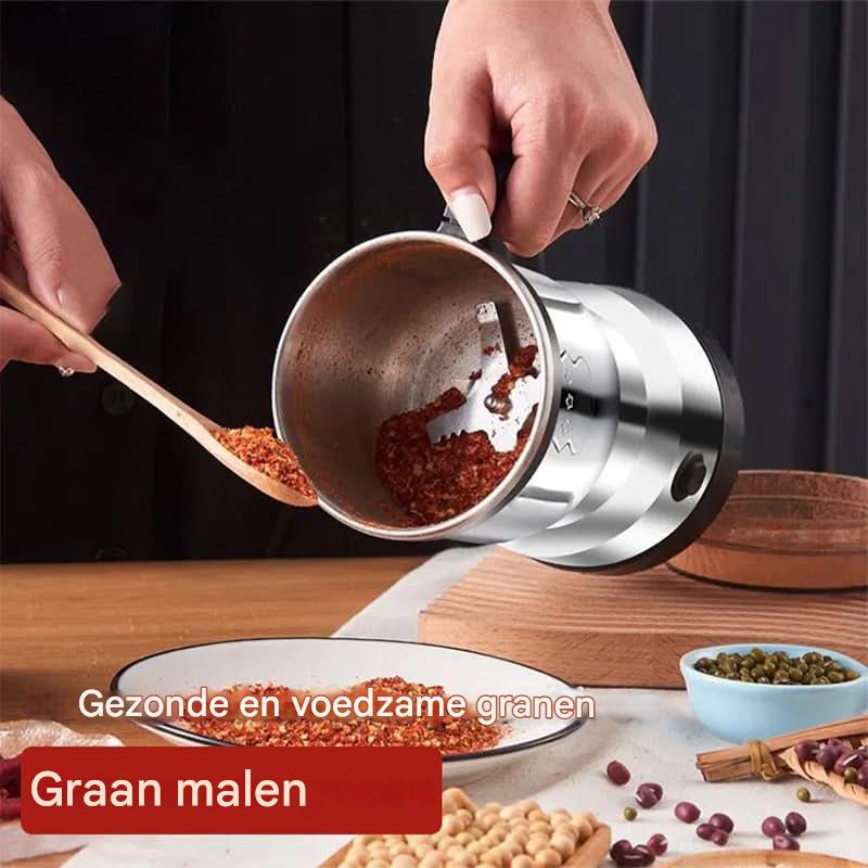 GrindMaster™ | Le seul moulin avec de l'inox indestructible, sans microplastique