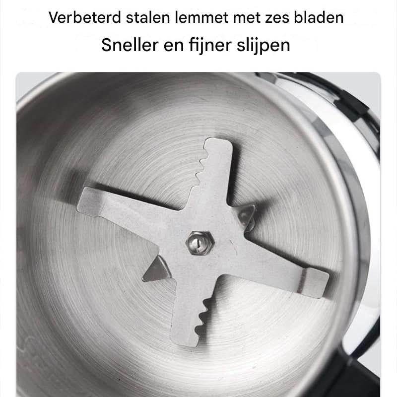 GrindMaster™ | Le seul moulin avec de l'inox indestructible, sans microplastique
