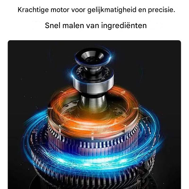 GrindMaster™ | Le seul moulin avec de l'inox indestructible, sans microplastique