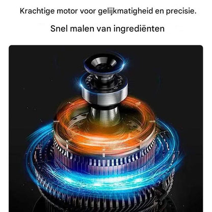 GrindMaster™ | Le seul moulin avec de l'inox indestructible, sans microplastique