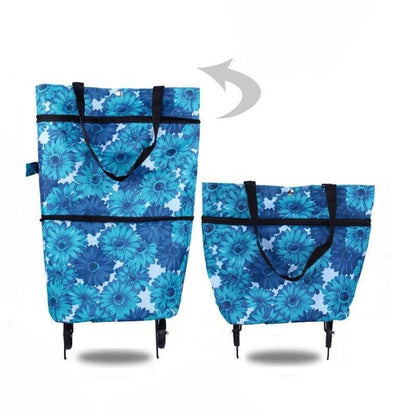 EasyCarry™ – Nooit Meer Tillen: Rol Je Boodschappen Moeiteloos Mee