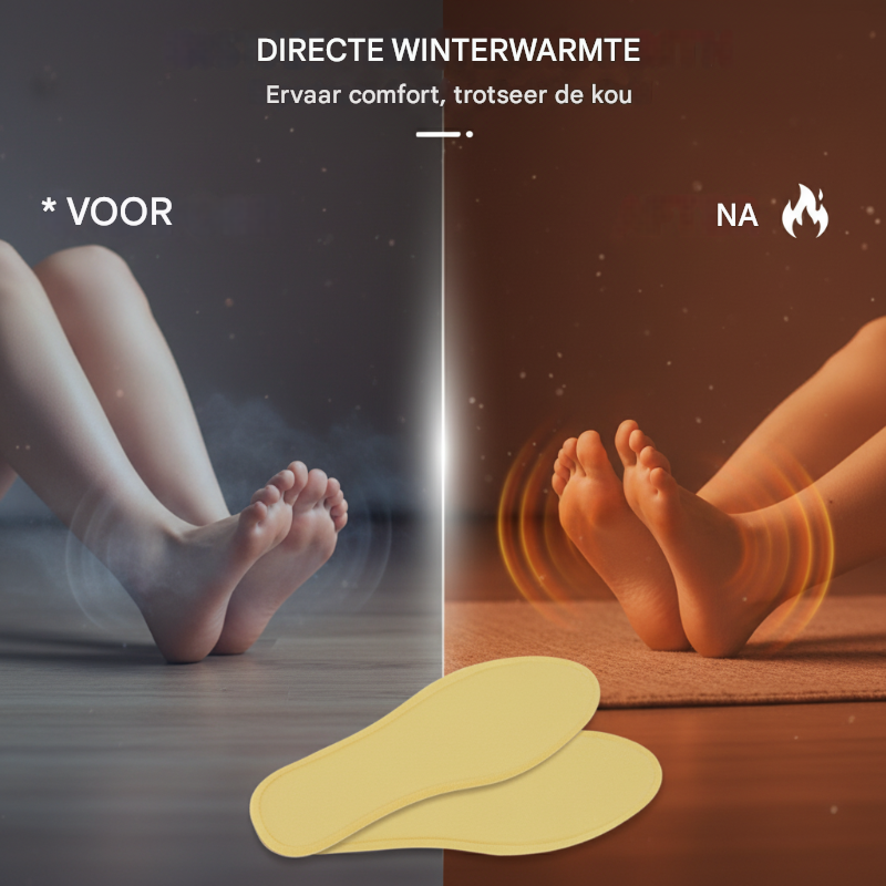 ThermoStep™ | Altijd warme voeten, in elke schoen, in elke situatie | 1+1 gratis