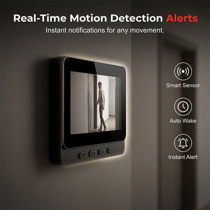 ⚡Slimme videodeurbel met 4,3" scherm – live bewaking & tweerichtingsaudio🏡