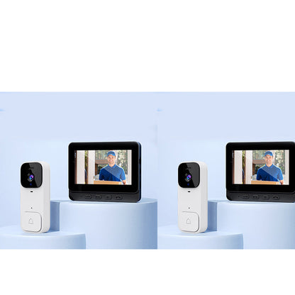 ⚡Slimme videodeurbel met 4,3" scherm – live bewaking & tweerichtingsaudio🏡