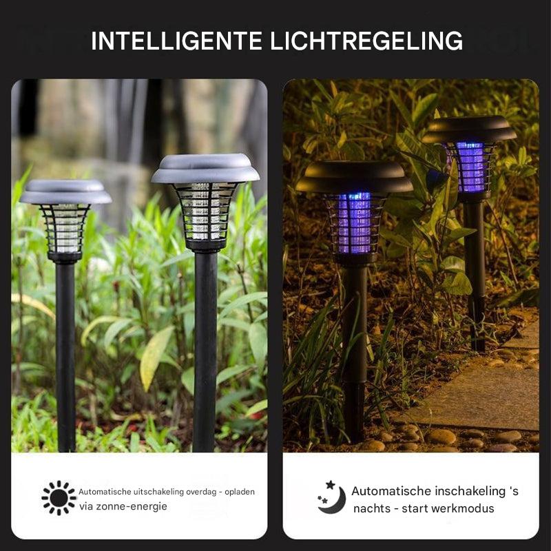 SolarZap Pro™ | Slimme muggenbestrijding en sfeerverlichting op zonne-energie | 1+1 gratis