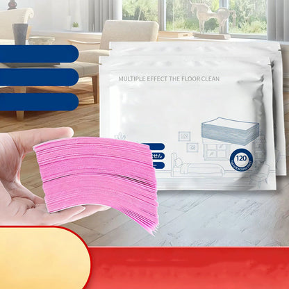 FloorGlow™ wateroplosbare doekjes 120x  | Reken Direct Af Met Vet, Vlekken en Strepen