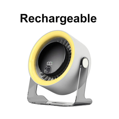 📢📢50% KORTING !! ❄️ HOGE-SNELHEID BUREAUVENTILATOR MET TEC KOELING — Directe Thermoelektrische Koeling | Instelbare Snelheden | Draagbaar Ontwerp 🌬️