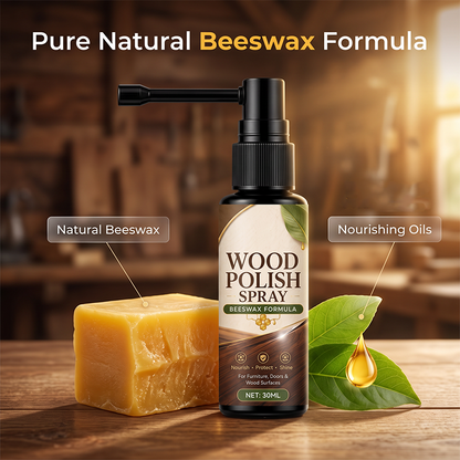 Natuurlijke bijenwas-spray voor hout