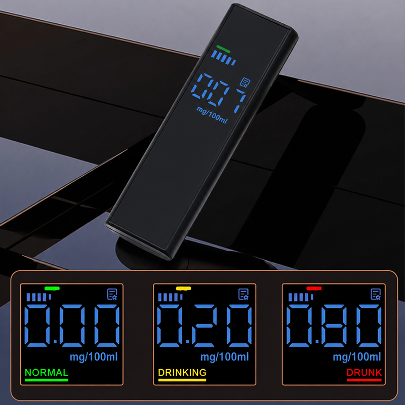📢📢 50% korting!! 🚔✨ Draagbare alcoholtester voor sneltesten thuis