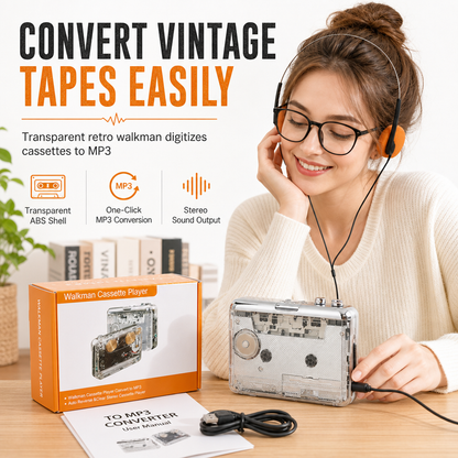 TapeSaver™ | Luister uw oude cassettes opnieuw & bewaar ze digitaal