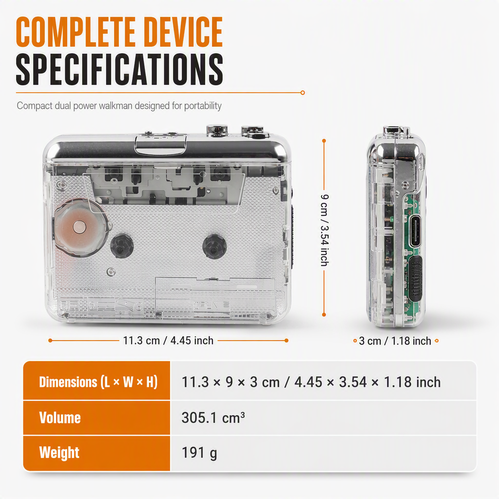TapeSaver™ | Luister uw oude cassettes opnieuw & bewaar ze digitaal